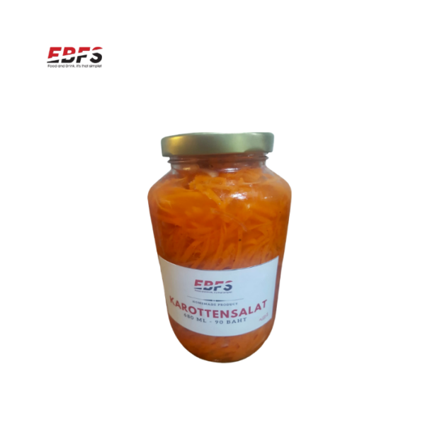 EBFS Homemade Carrot Salad 680ml Jar / Karottensalat 680 ml im Glas