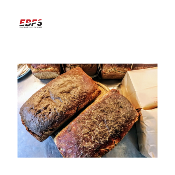 EBFS Sourdough bread DARK  approx 1300 gram / not sliced.