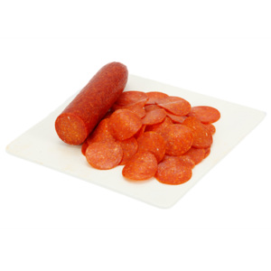 PIZZA PEPPERONI  100 GRAMM GESCHNITTEN / PIZZA PEPPERONI  100 GRAM SLICED